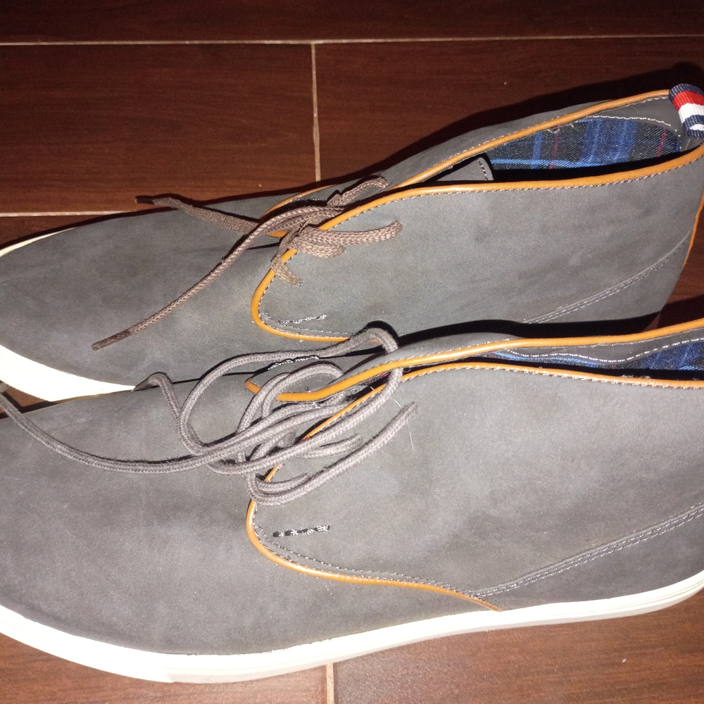 Tommy Hilfiger Gray Chukka Boots
